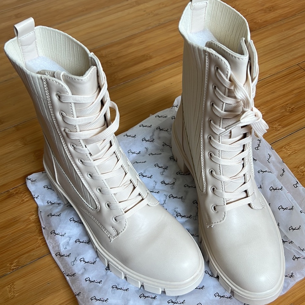 Bone The New Heir Combat Boots size 9 - Picture 5 of 9